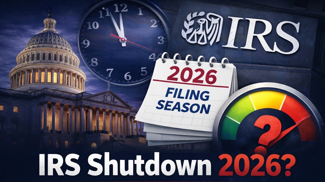 IRS Shutdown 2026: Will the 2026 tax season be affected by this? Find out all the details!
