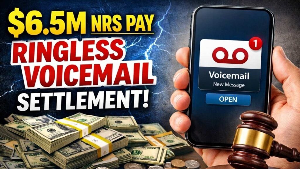 $6.5M NRS Pay Ringless Voicemail Settlement: Who Qualifies And How To Claim?