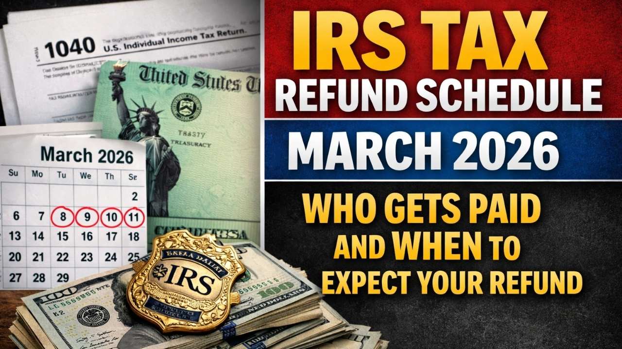 IRS Tax Refund Schedule March 2026: Who Gets Paid and When to Expect Your Refund