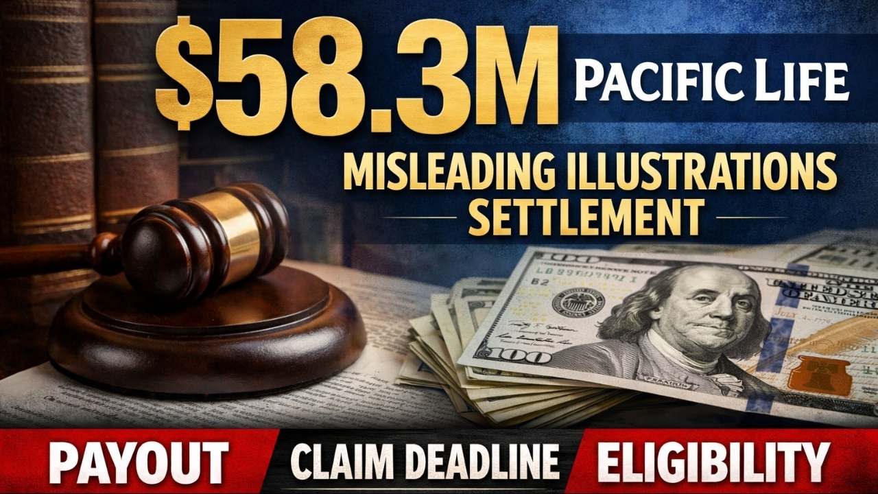 $58.3M Pacific Life Misleading Illustrations Settlement: Payout, Claim Deadline, Eligibility 