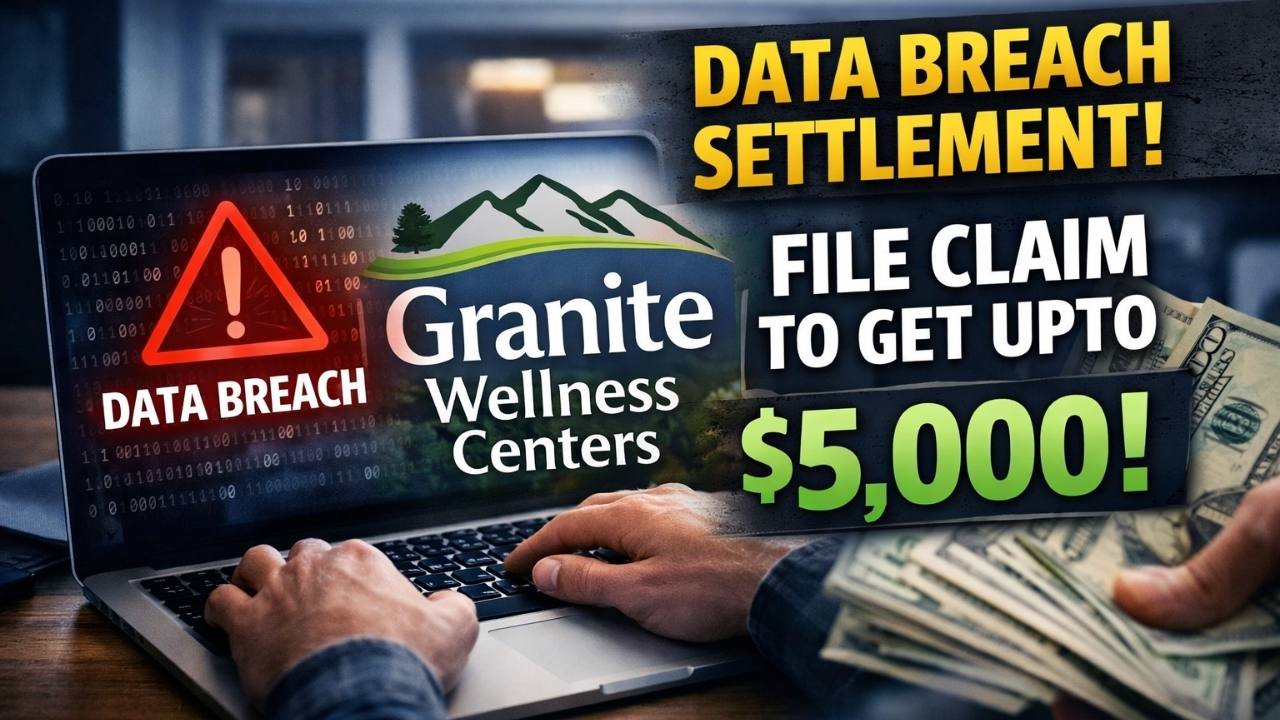 Granite Wellness Centers Data Breach Settlement: File Claim To Get Upto $5,000!