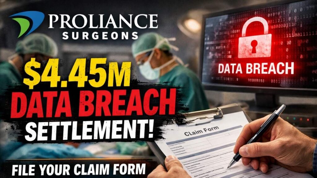Proliance Surgeons $4.45M Data Breach Settlement: File Your Claim Form Today!