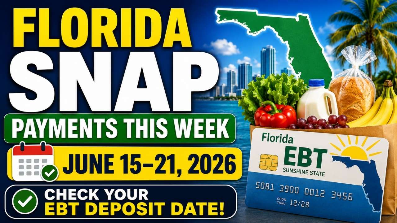Florida SNAP Payments This Week (June 15–21, 2026): Check Your EBT Deposit Date
